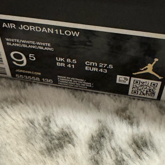 AUTHENTIC CACTUS JOGGERS JORDAN 1 LOW CUSTOM SIZE 9.5 NIB - Picture 6 of 14